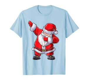 Boys Christmas Shirt Dabbing Santa Kids Men Xmas Gifts Tees