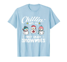 Load image into Gallery viewer, Chillin&#39; With My First Grade Snowmies Teacher Xmas Gifts T-Shirt
