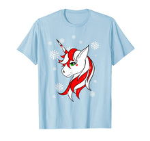 Load image into Gallery viewer, Christmas Unicorn Fun Girls Kids Snowflake Holiday Xmas T-Shirt
