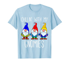 Load image into Gallery viewer, Chillin With My Gnomies, Christmas Garden Gnome Xmas God Jul T-Shirt
