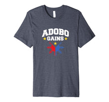 Load image into Gallery viewer, Adobo Gains Filipino Flag Shirt | Pinoy Philippines T Shirt
