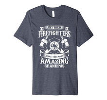 Load image into Gallery viewer, Mens Retired Firefighter Grandpa T-Shirt Fireman Retirement Gift
