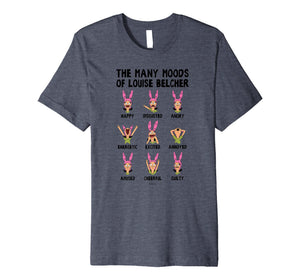 Bob's Burgers Many Moods Of Louise Belcher Premium T-Shirt