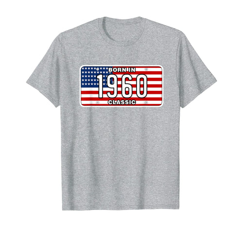Gift for 60 Year Old: Vintage Classic Car 1960 60th Birthday T-Shirt