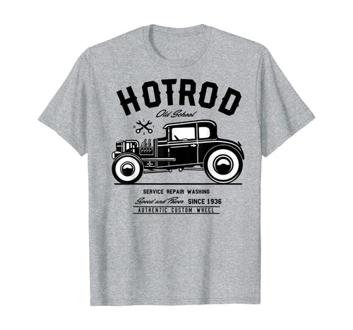 Vintage Hot Rod Old School Speed and Power Shirt for Men