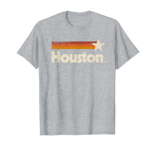 Vintage Houston Texas T-Shirt Houston Strong Stripes T-Shirt