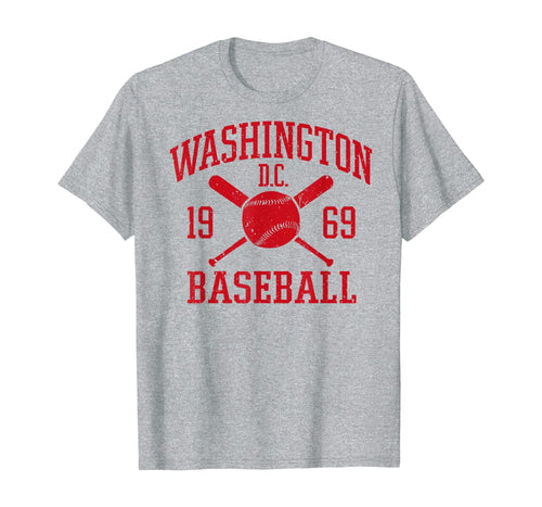 Washington DC Baseball Vintage Distressed National Gift T-Shirt