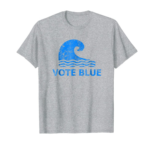 Vintage Vote Blue Midterm Elections 2018 Blue Wave T-Shirt