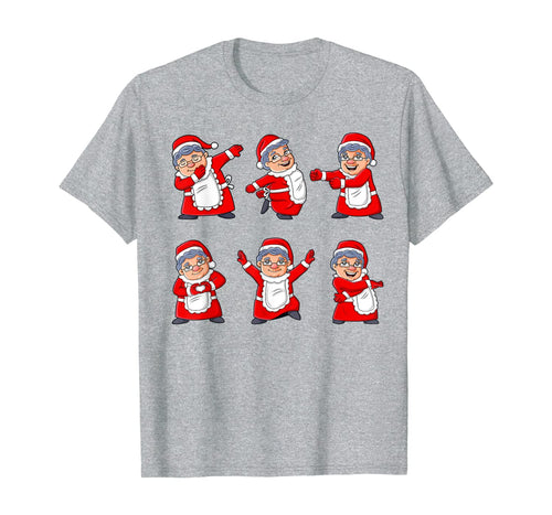 Dancing Mrs Claus Dance Challenge Boys Girls Kids Xmas T-Shirt