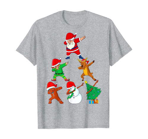 Dabbing Christmas Santa Best Friend Xmas Squad Dab Kids Boys T-Shirt
