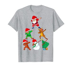 Dabbing Christmas Santa Best Friend Xmas Squad Dab Kids Boys T-Shirt
