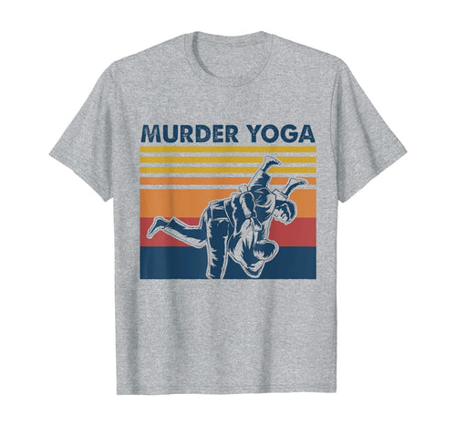 Murder Yoga Funny Vintage Jui Jitsu Vintage T-Shirt