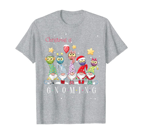 Christmas is Gnoming God Jul Gnome Tomte Xmas Santa Holiday T-Shirt