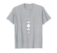 Load image into Gallery viewer, Bohemian Moon Phase Lunar Cycle Astronomy Shirt
