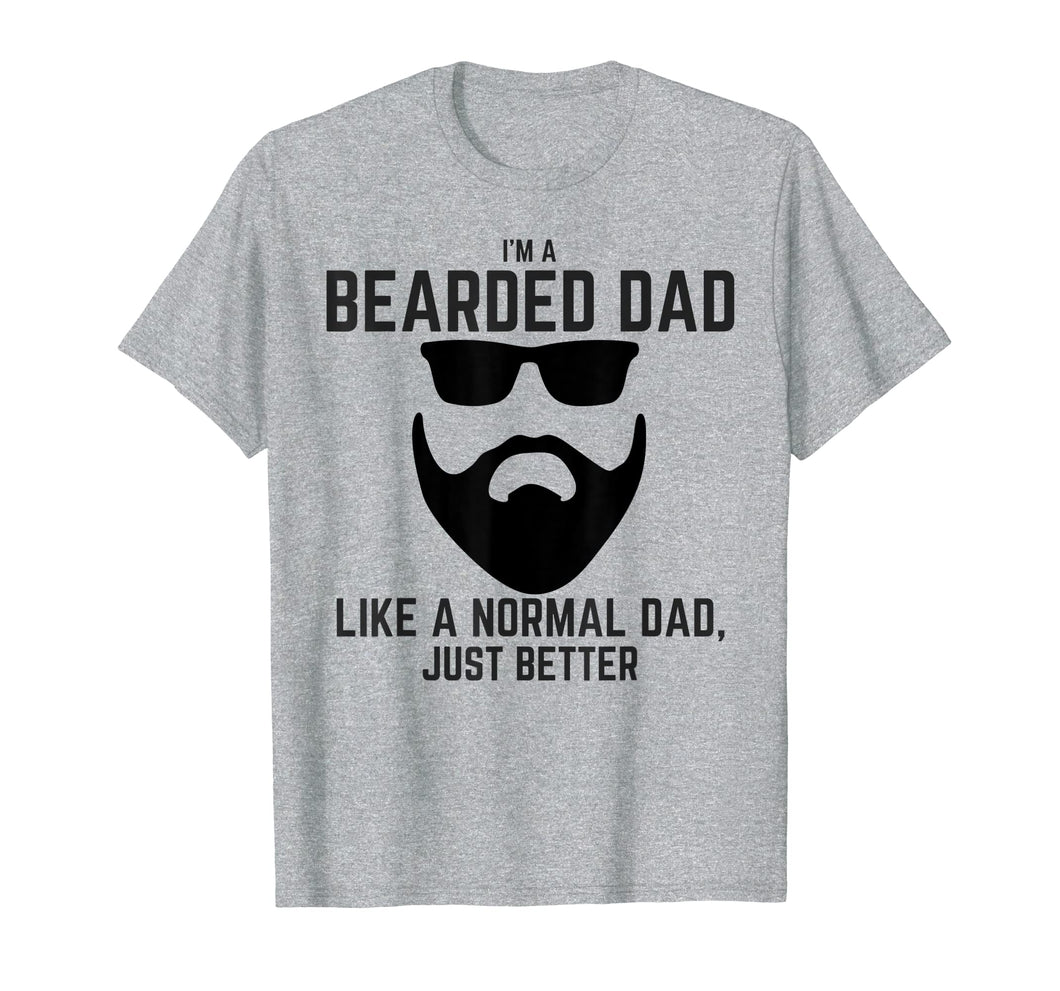 Mens Bearded Dad Shirt Mens Beard Humor Funny T-shirt Superhero