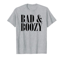 Load image into Gallery viewer, Bad &amp; Boozy Bachelorette Party Funny Summer Beer Pun T-shirt
