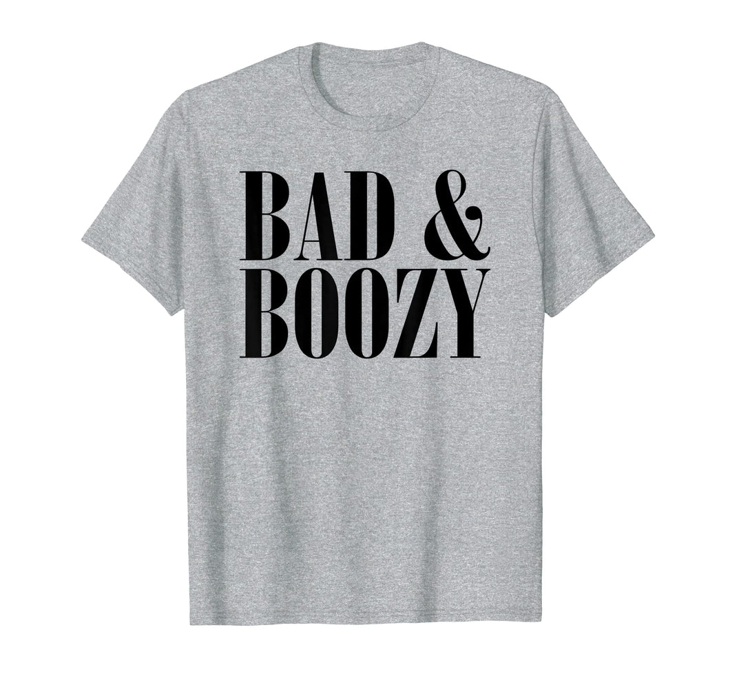 Bad & Boozy Bachelorette Party Funny Summer Beer Pun T-shirt