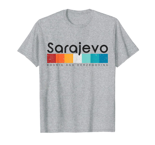 Vintage Sarajevo Bosnia and Herzegovina Retro Design T-shirt