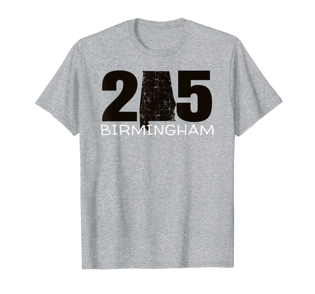 Birmingham Alabama State Pride TShirt Area Code 205