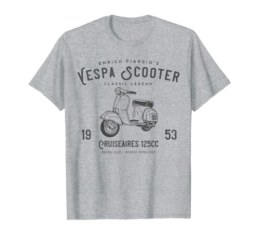 Vintage Piaggio Scooter 1953 125cc T Shirt Original Design