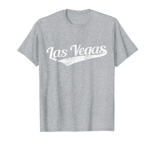 Vintage Las Vegas T-Shirt Retro College Style Tee Gift