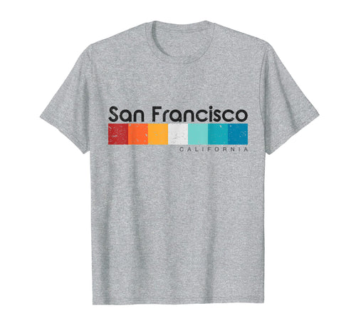 Vintage San Francisco California 1980s Retro Design T-shirt