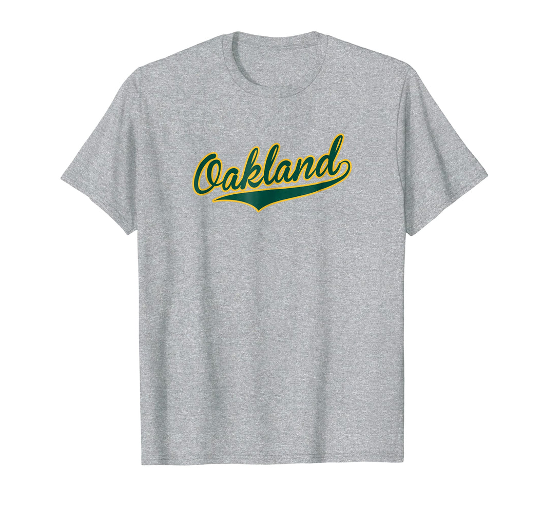 Oakland T-Shirt - Baseball Script
