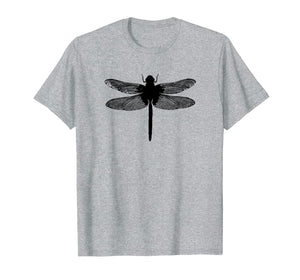Minimalist Silhouette Insect Dragonfly Dragon Fly T-Shirt