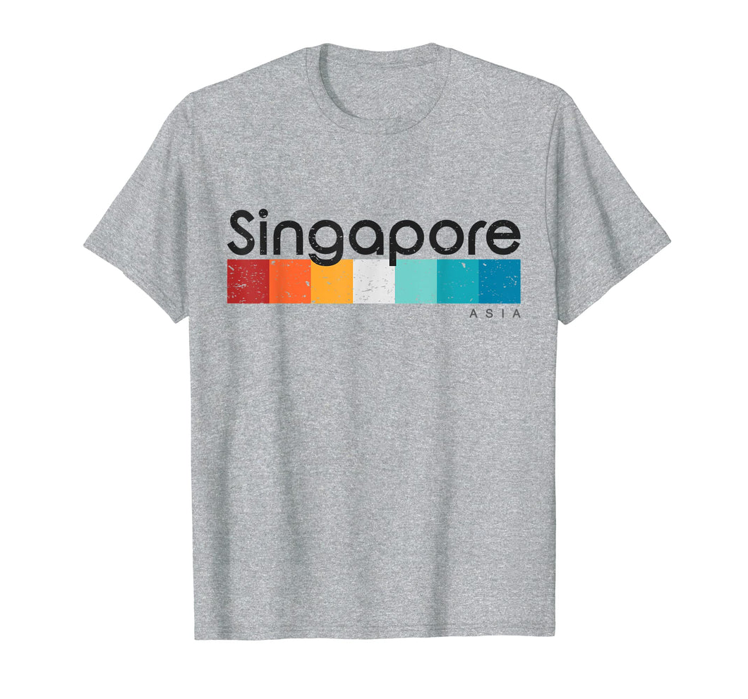 Singapore Asia Retro style Vintage Design T-shirt