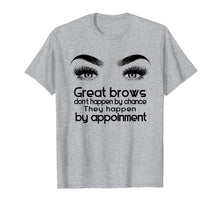 Load image into Gallery viewer, Makeup Artist Tee Shirt: Cute Microblading Brow Tshirt
