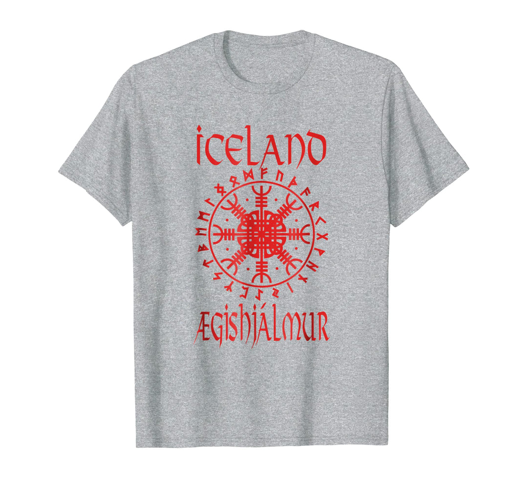 Aegishjalmur Iceland Viking Symbol Helm Of Awe T-Shirt