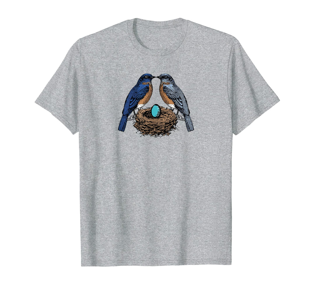 Bluebird shirt | Bluebirds nesting tee gift for new parents