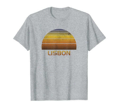 Vintage Lisbon Vacation Souvenir Shirt Beach Apparel