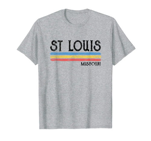 Vintage St Louis Missouri Mo T-shirt Love Gift Souvenir