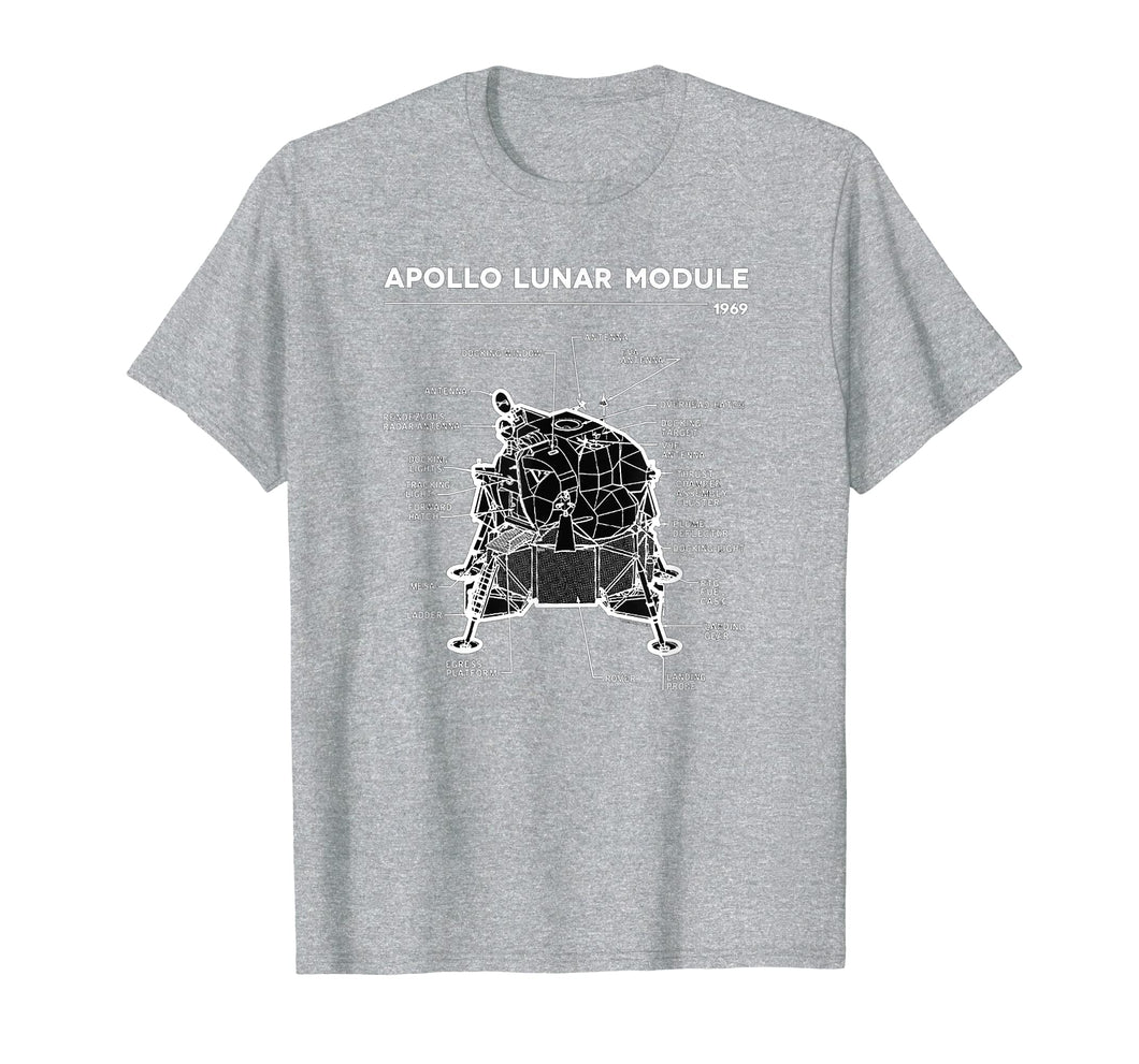 Lunar Module First Moon Landing 1969 T Shirt