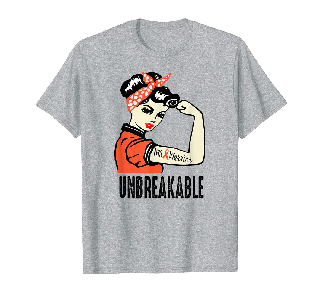 MS Warrior Unbreakable Multiple Sclerosis Vintage T-Shirt