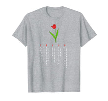 Load image into Gallery viewer, Calvinist Tulip Christian T Shirt with Picture of Tulip
