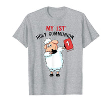Load image into Gallery viewer, Cute Lamp My 1st Holy Communion Christian T Shirt Gift Boy
