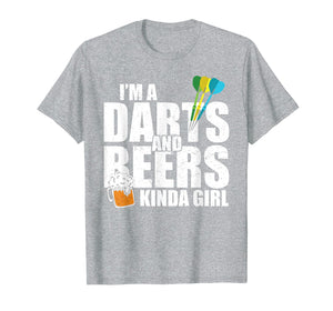 Womens Darts Shirt Beer Dart Player Girl Mother's Day Gift