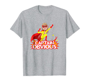 CAPTAIN OBVIOUS - Custom Personalized Selfie Emoji T-shirt
