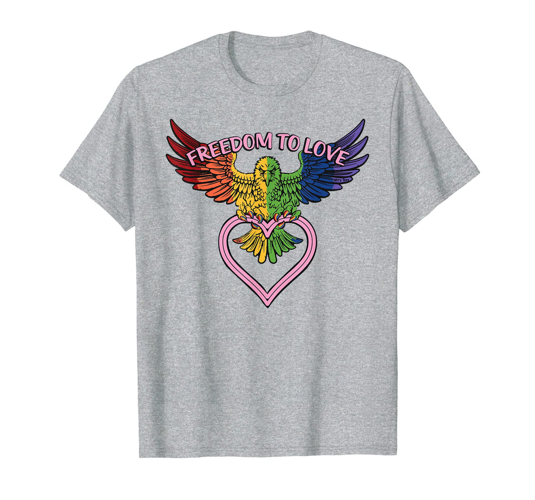 LGBT TShirt - Gay Pride Shirt - FREEDOM TO LOVE