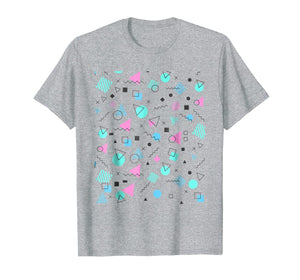 Retro Vintage Memphis Pattern T-Shirt 80s and 90s Tee