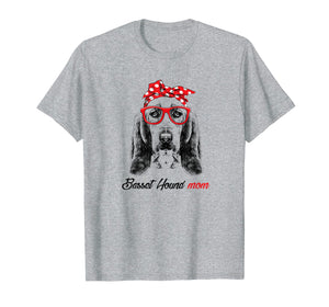 Basset Hound Mom T-Shirt-Mothers Day for Dog Lovers Gift