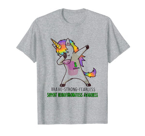 Brave strong Fearless Unicorn Neurofibromatosis Shirt