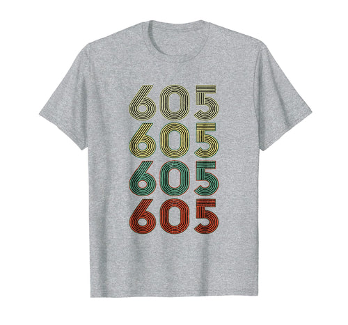 Vintage South Dakota SD tshirt Retro 605 Area Code shirt