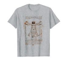 Load image into Gallery viewer, Leonardo da Vinci - The Vitruvian Man T-Shirt
