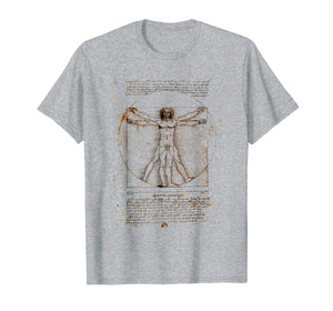 Leonardo da Vinci - The Vitruvian Man T-Shirt