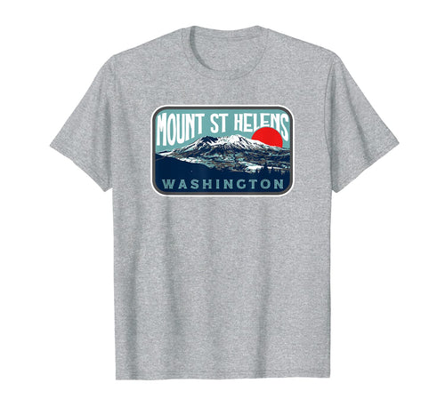 Vintage Mount Saint Helens Washington Retro Style Volcano T-Shirt-3196341
