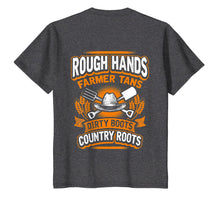 Load image into Gallery viewer, ROUGH HANDS FARMER TANS Funny Farmers Farming T-Shirt Back
